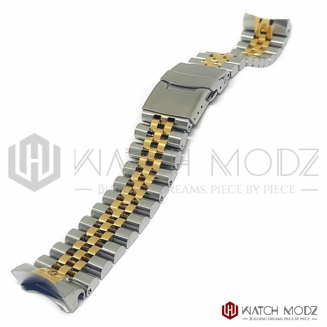 Watch-Modz SKX007 Bracelet: Gold/Silver Jubilee