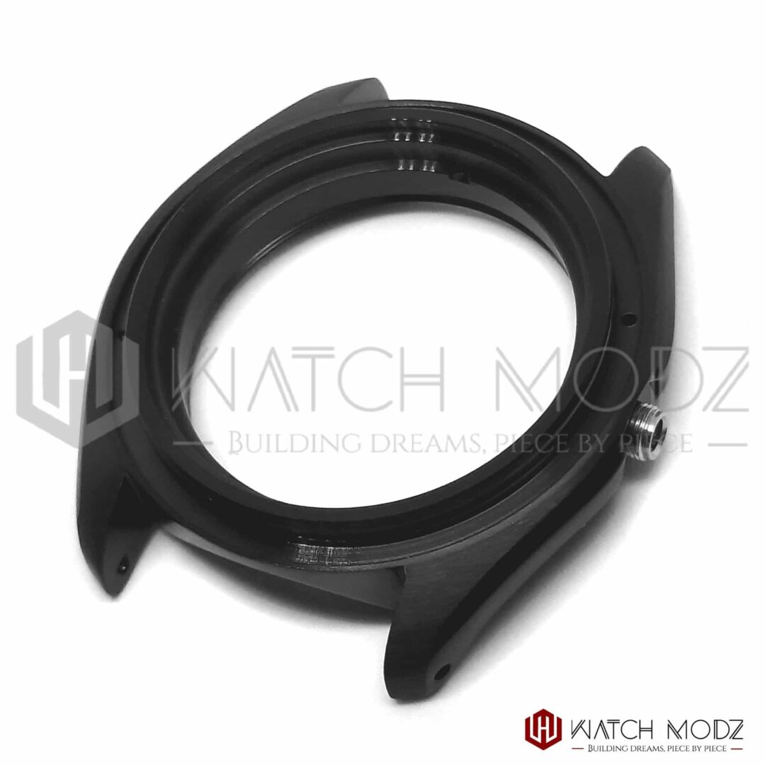 Watch-Modz SKX007 Case: Black 3:00 No Crown Guard