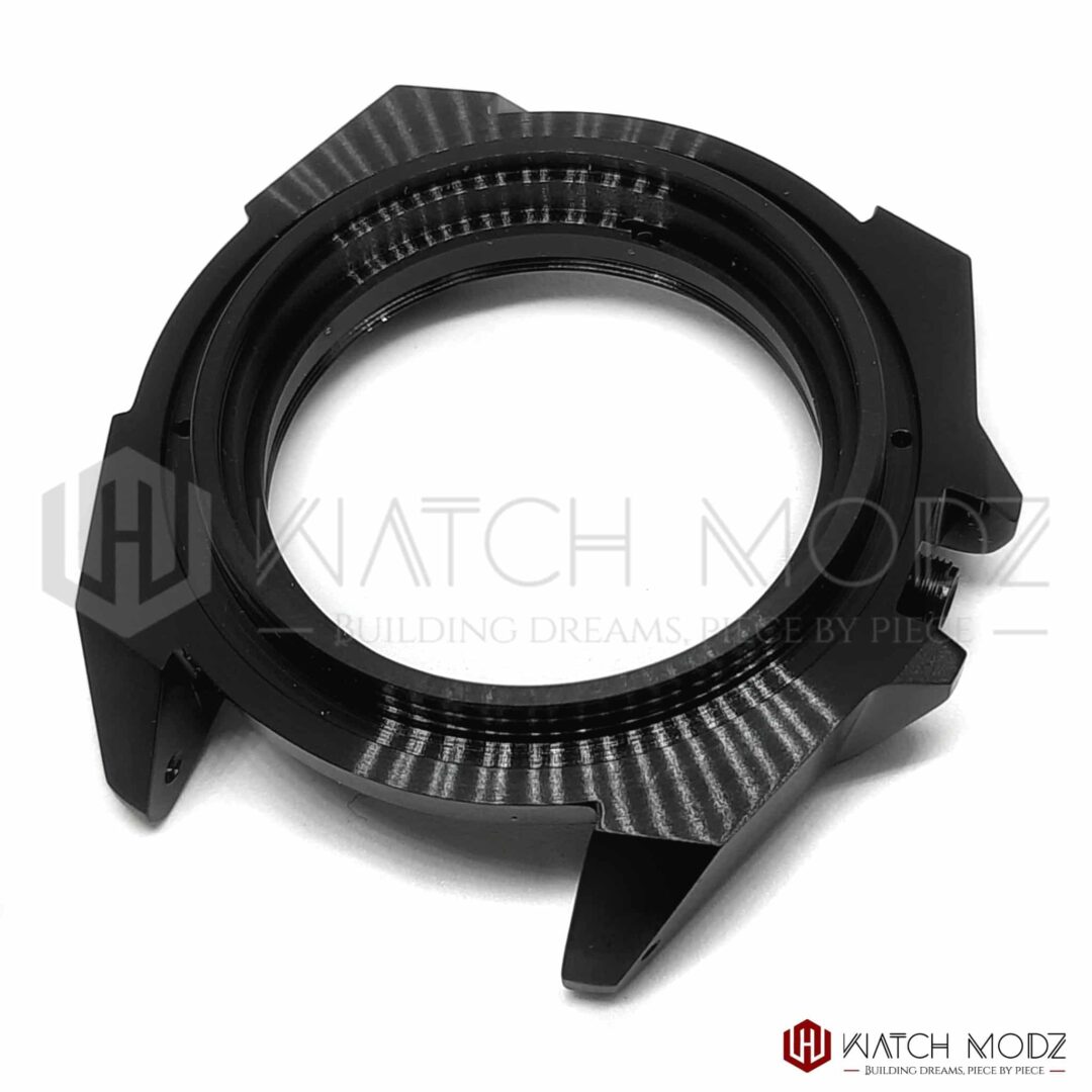 Watch-Modz SKX007 Case: Brushed Black Samurai Conversion