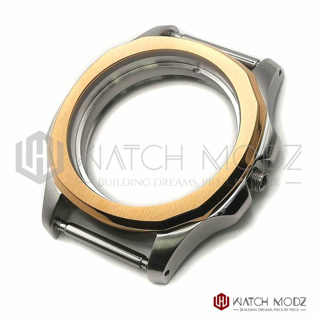 Watch-Modz SKX007 Case: Gold&Silver Nautilus Conversion
