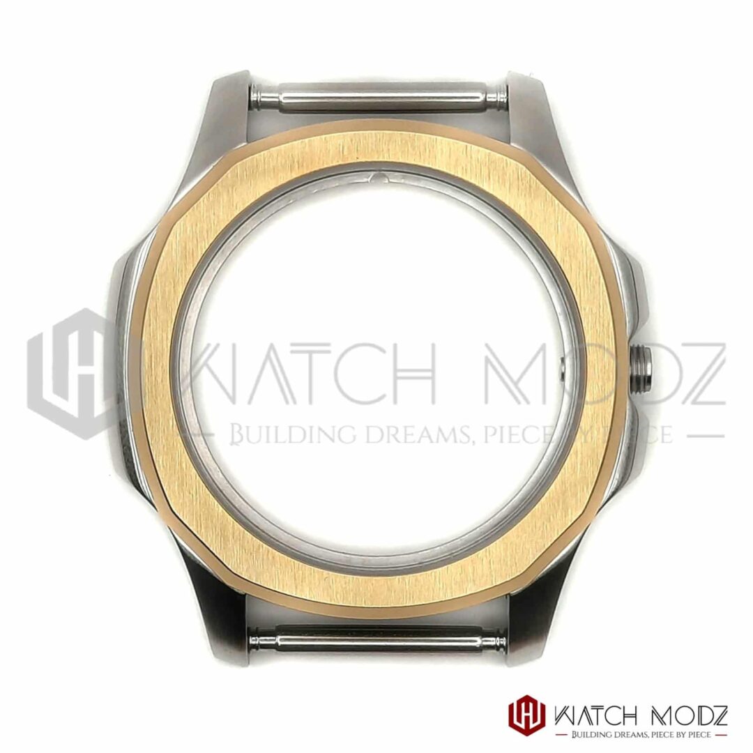 Watch-Modz SKX007 Case: Gold&Silver Nautilus Conversion, view 2