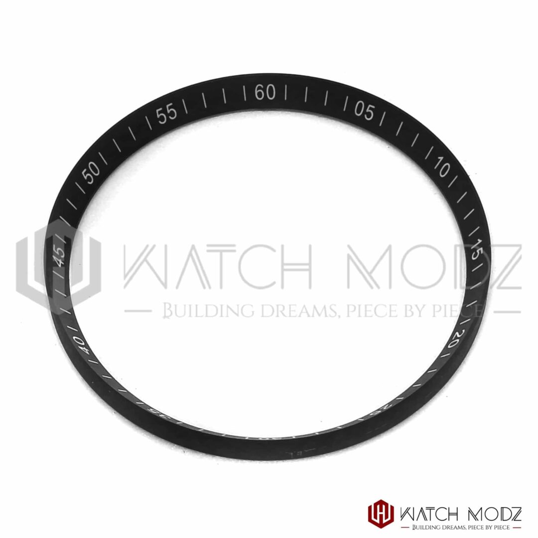 Watch-Modz SKX007 Chapter Ring: Black W/ Number