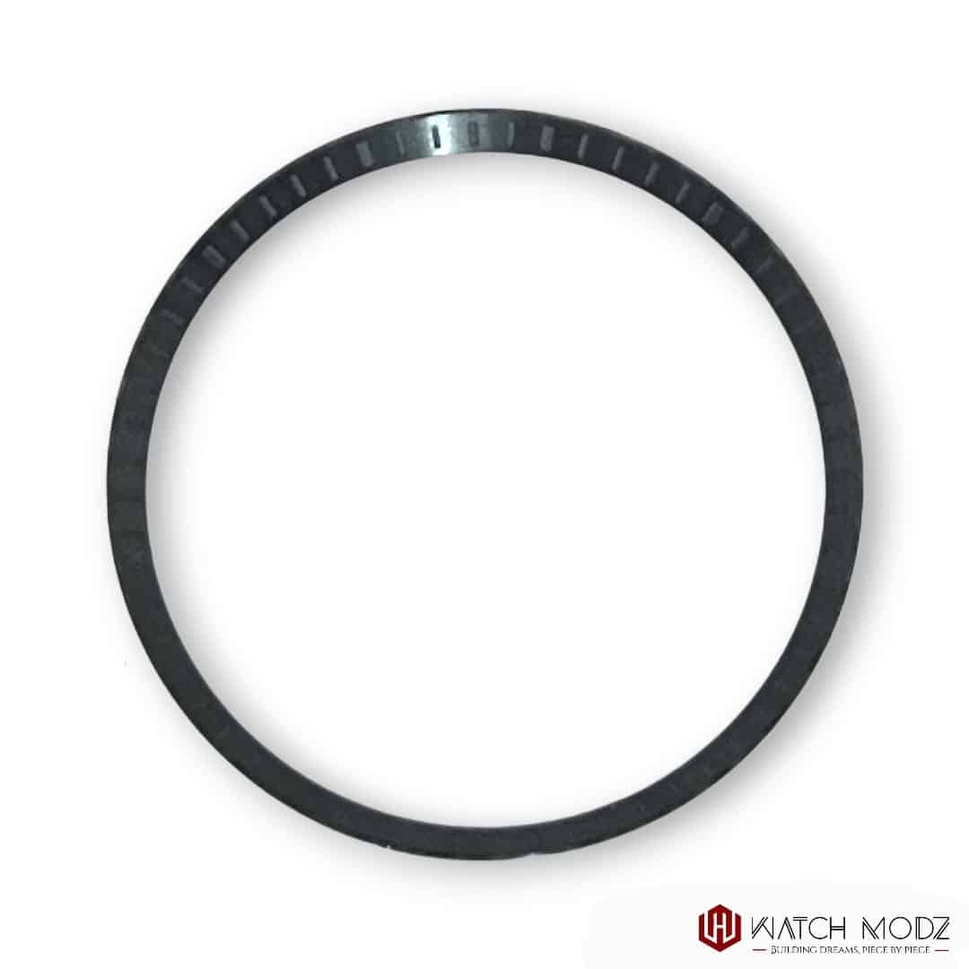 Watch-Modz SKX007 Chapter Ring: Brushed Black W/ Minutes