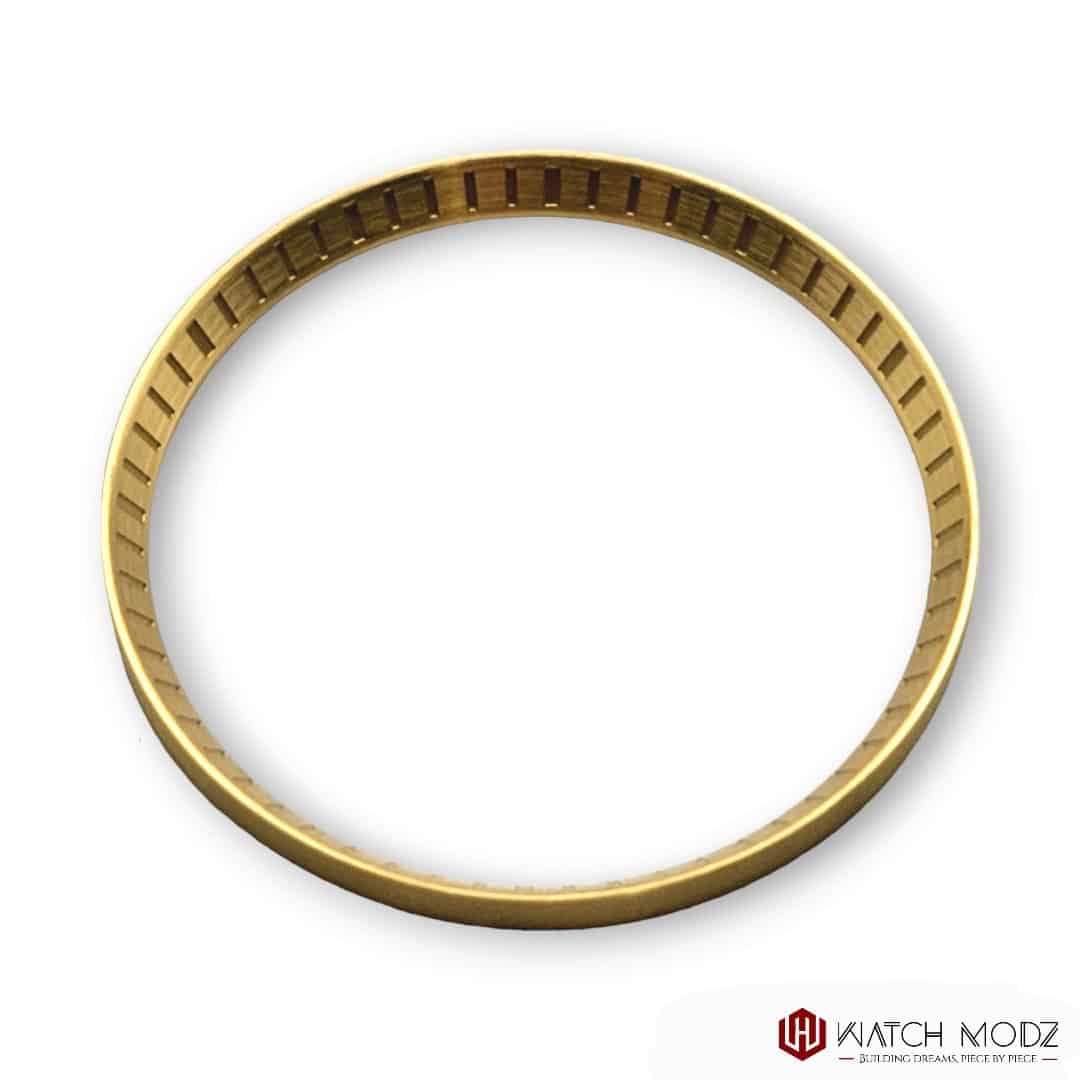 Watch-Modz SKX007 Chapter Ring: Brushed Gold W/ Minutes