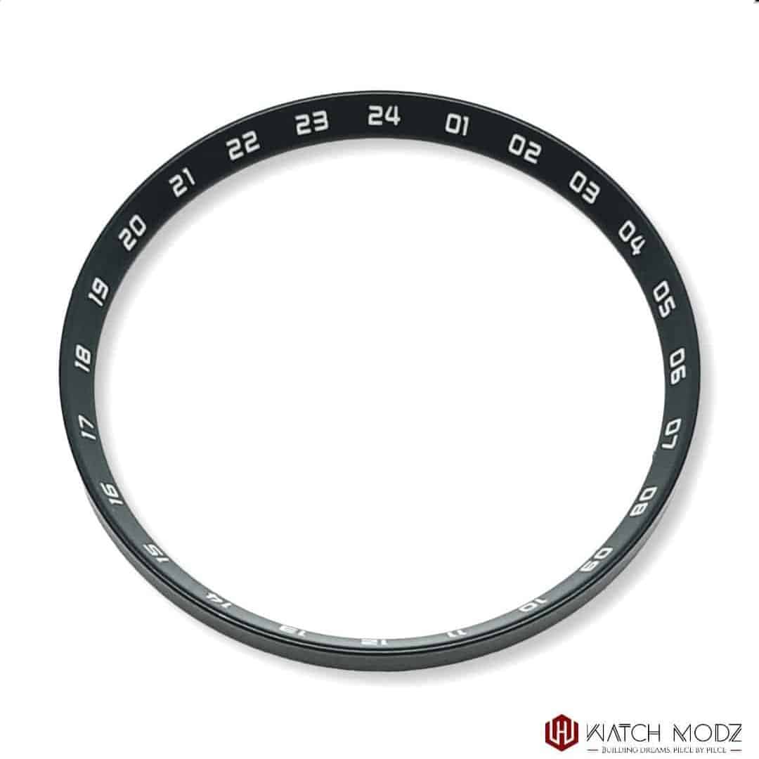 Watch-Modz SKX007 Chapter Ring: Lumed Black GMT