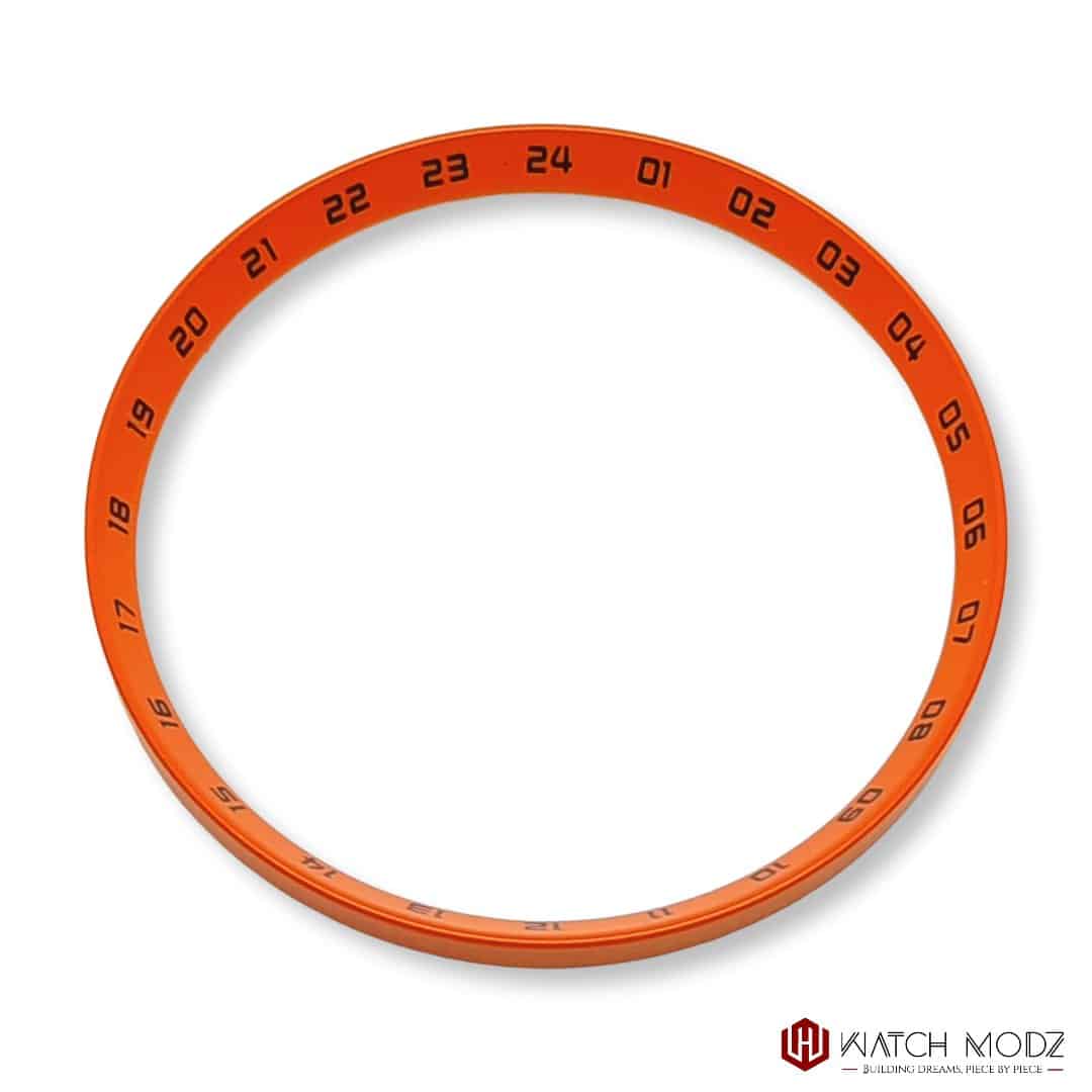 Watch-Modz SKX007 Chapter Ring: Orange GMT