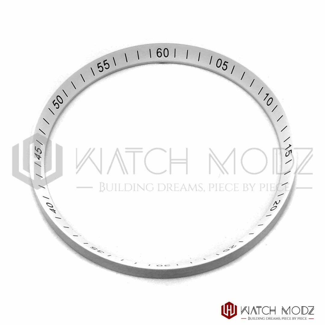 Watch-Modz SKX007 Chapter Ring: White W/ Number
