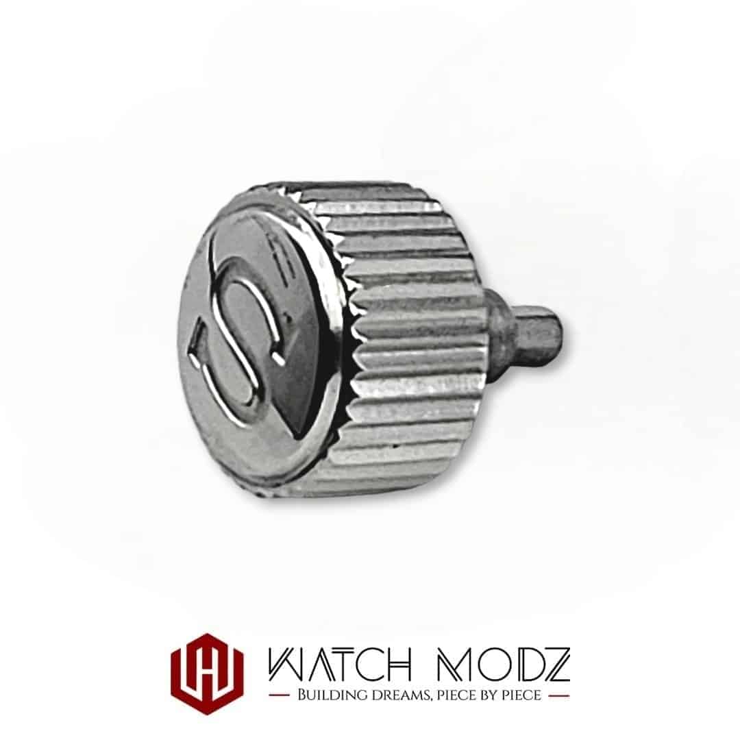Watch-Modz SKX007 Crown: Silver Coin Silver “S”