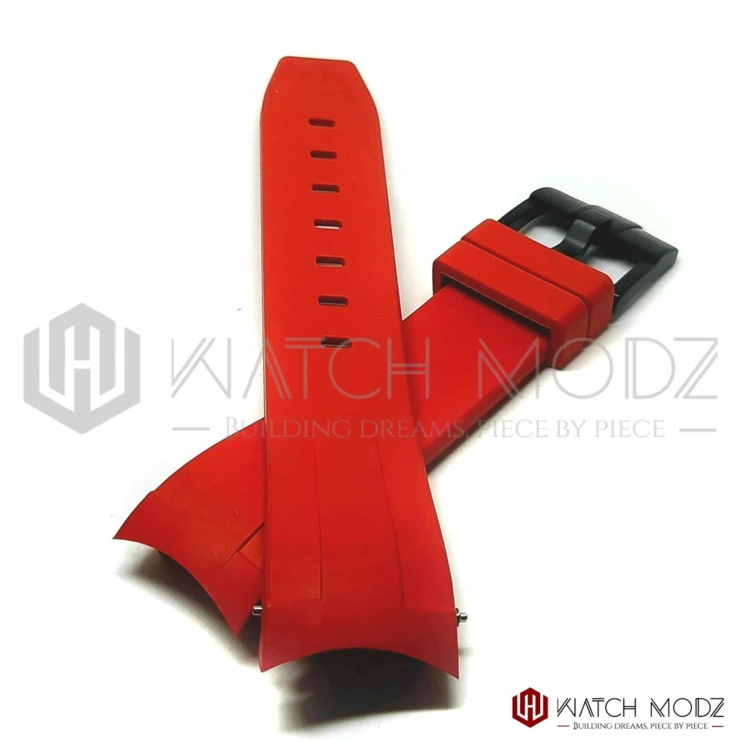 Watch-Modz SKX007 Rubber Strap: Red