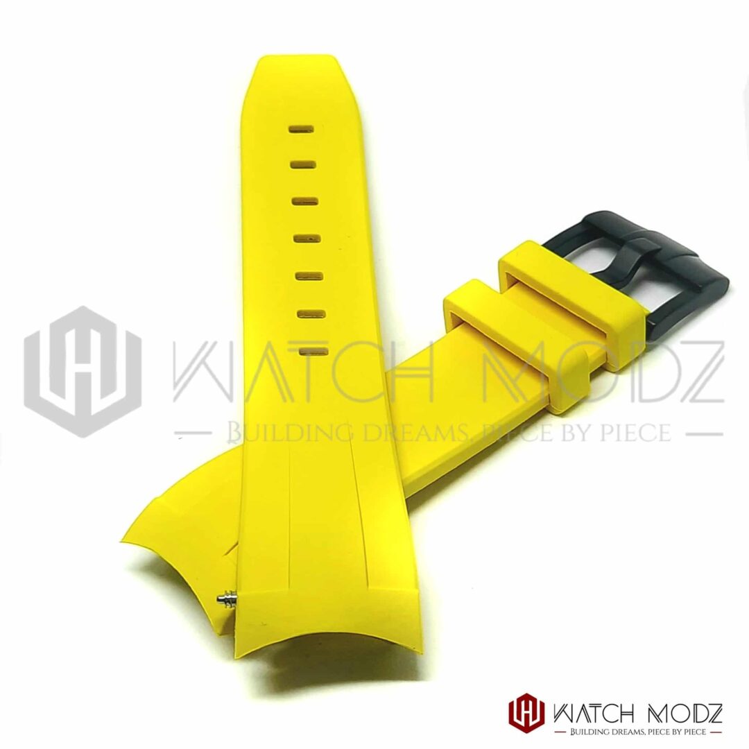 Watch-Modz SKX007 Rubber Strap: Yellow
