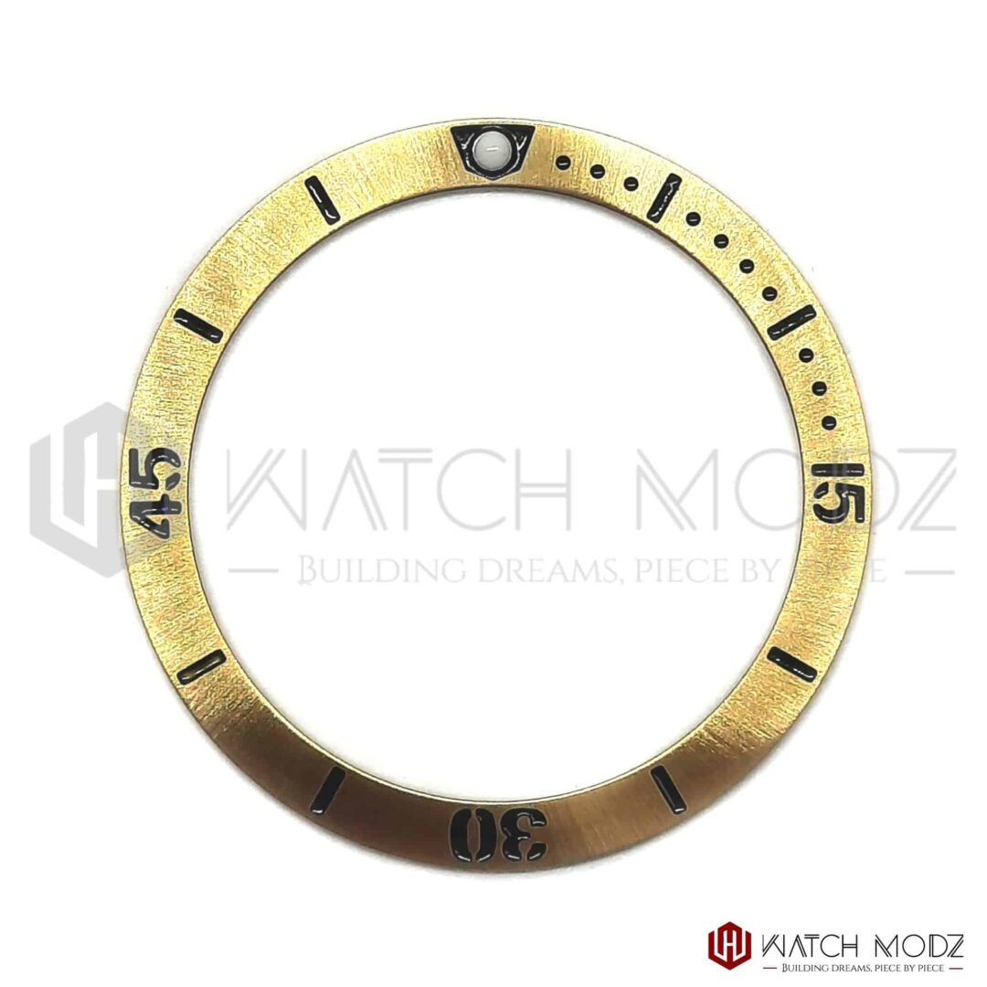 Watch-Modz SKX013 Bezel Insert: Gold FF