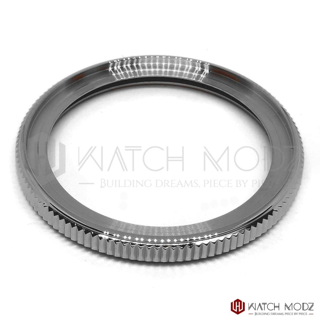 Watch-Modz SKX013 Bezel: Polished Silver Coin
