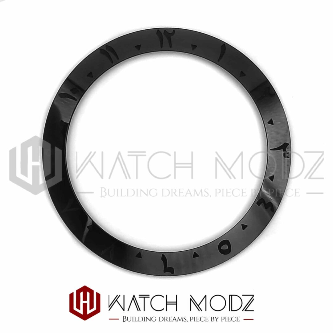 Watch-Modz SKX007 Bezel Insert: Stealth Arabic