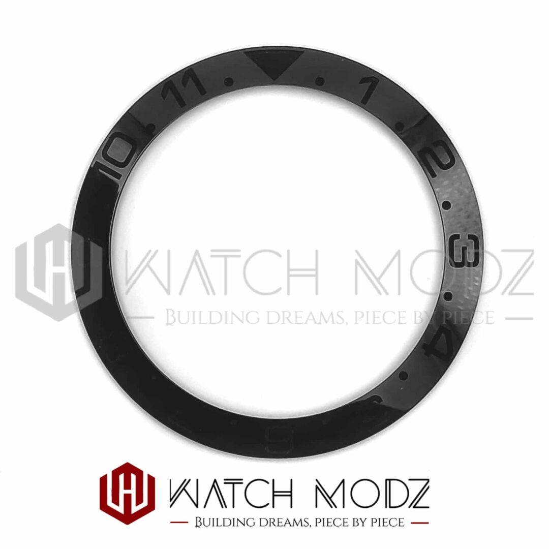 Watch-Modz SKX007 Bezel Insert: Stealth Dual Time