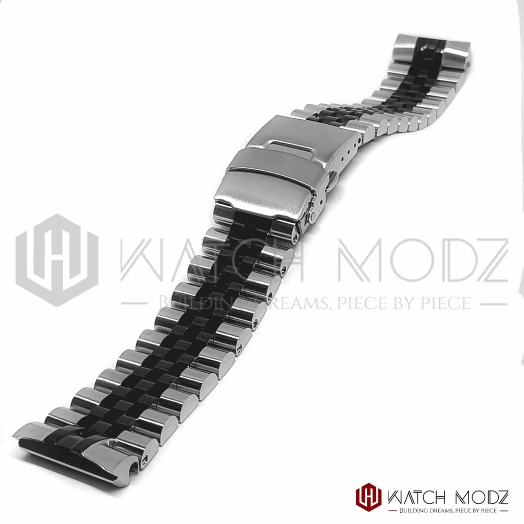 Watch-Modz SRP Turtle Bracelet: Black/Silver Jubilee