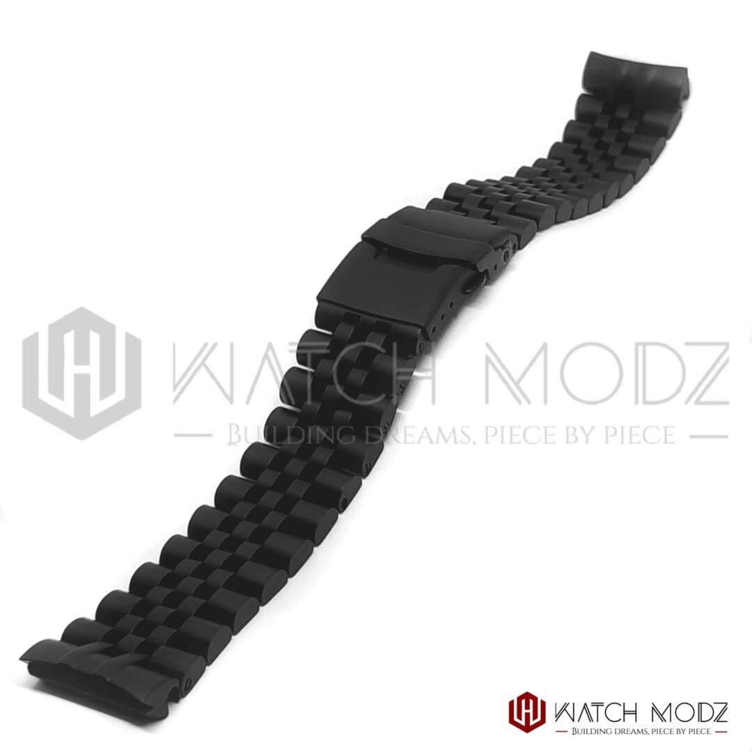 Watch-Modz SRP Turtle Bracelet: Matte Black Jubilee