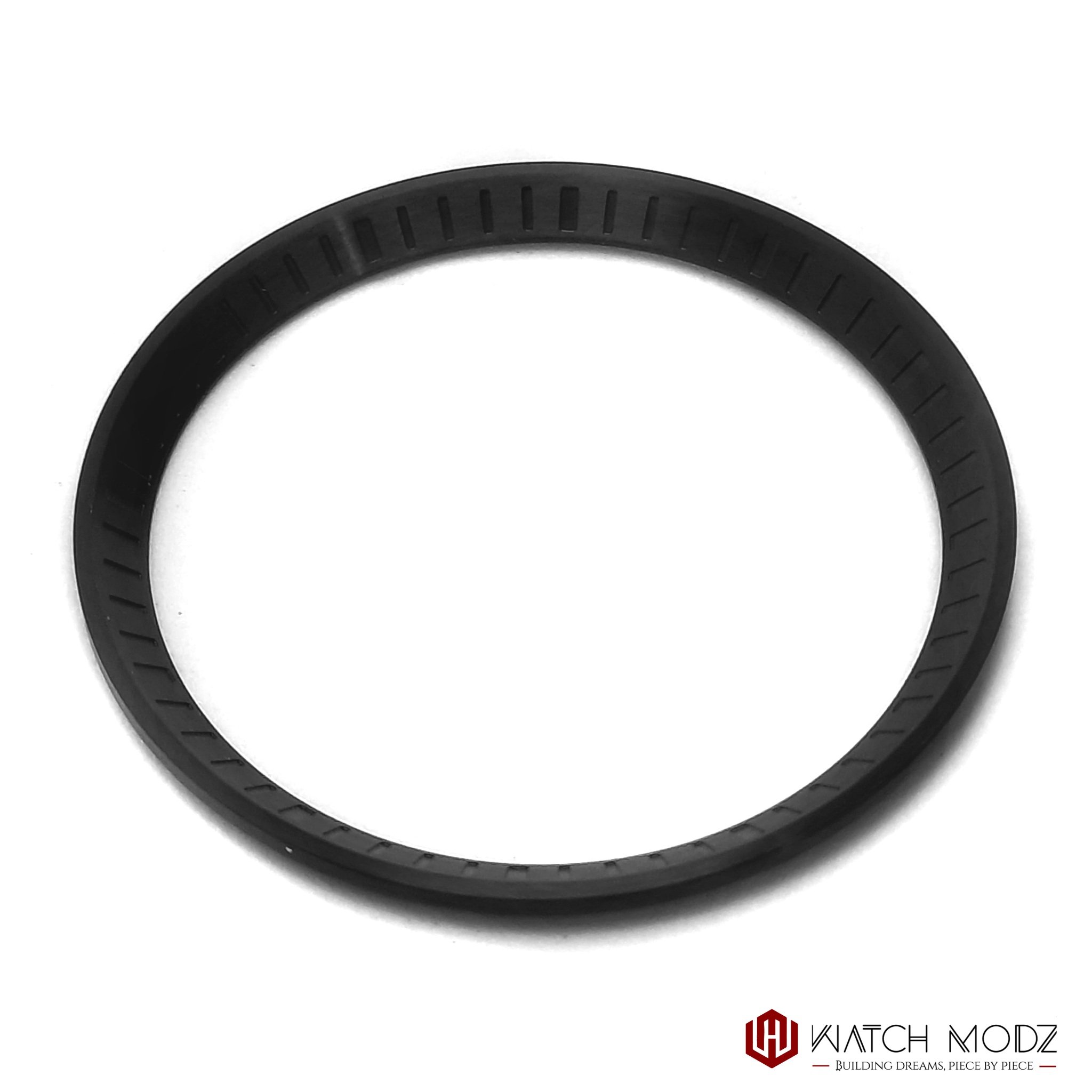 Watch-Modz SRP TURTLE Chapter Ring: Brushed Black W/ Minutes