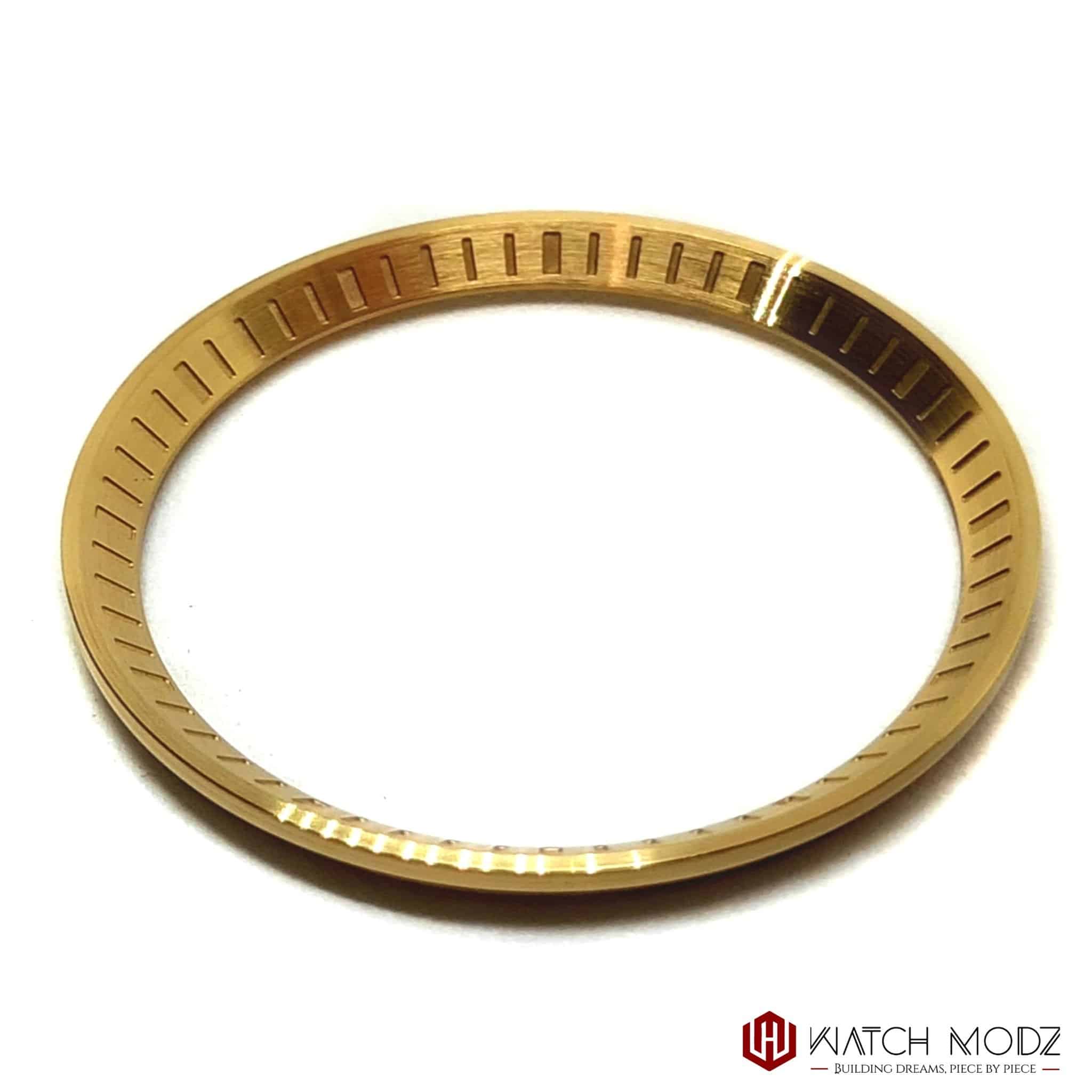 Watch-Modz SRP TURTLE Chapter Ring: Brushed Gold W/ Minutes