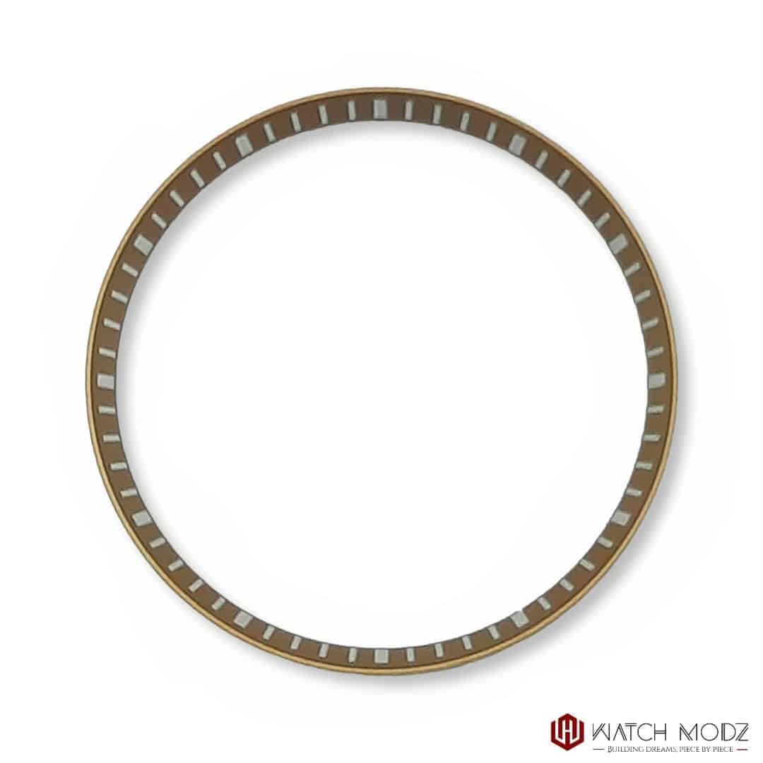 Watch-Modz SKX007 Chapter Ring: Vintage Gold