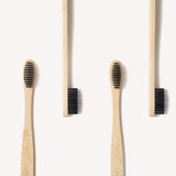 Wild and Stone Adult Bamboo Toothbrush - 4 Pack - Medium Bristles, view 2