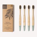 Wild and Stone Adult Bamboo Toothbrush - 4 Pack - Medium Bristles, view 3