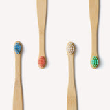 Wild and Stone Babies' Bamboo Toothbrush with Extra-Soft Bristles - 4 Pack, view 2