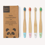 Wild and Stone Babies' Bamboo Toothbrush with Extra-Soft Bristles - 4 Pack, view 3