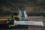 Wild and Stone Reusable Stainless Steel Drinking Straws - Rainbow - 8 Pack, view 5