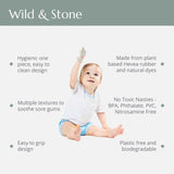 Wild and Stone Natural Rubber Teether, view 4