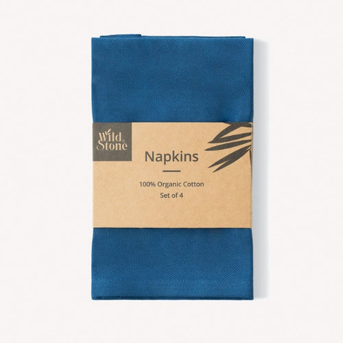 Wild and Stone Organic Cotton Napkins - Set of 4