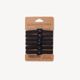 Wild and Stone Black Plastic-Free Hair Ties - 6 Pack, view 2