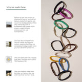 Wild and Stone Black Plastic-Free Hair Ties - 6 Pack, view 3