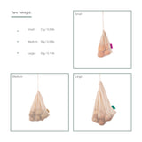 Wild and Stone Reusable Mesh Produce Bags - Organic Cotton - 3 Pack, view 4