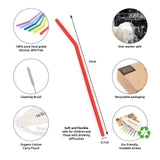 Wild and Stone Reusable Silicone Drinking Straws - 6 Pack, view 3