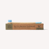 Wild and Stone Baby Bamboo Toothbrush - Single - Baby Blue, view 4
