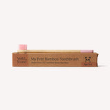 Wild and Stone Baby Bamboo Toothbrush - Single - Baby Pink, view 4