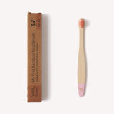Wild and Stone Baby Bamboo Toothbrush - Single - Baby Pink, view 5
