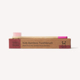 Wild and Stone Children's Bamboo Toothbrush - Single - Pink, view 4