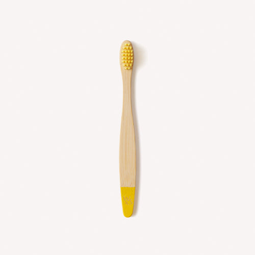 Wild and Stone Children's Bamboo Toothbrush - Single - Yellow