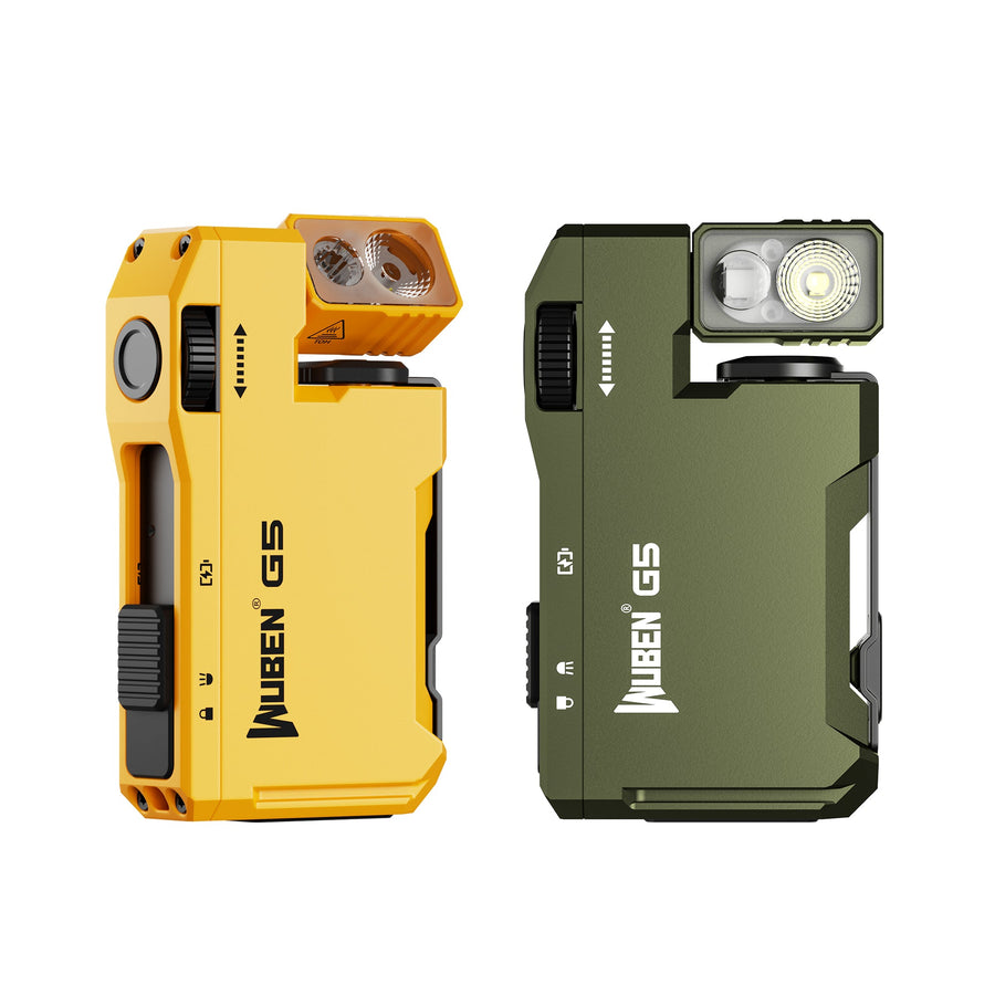 WUBEN G5 yellow(bundle) edc light 400 lumens