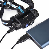 WUBEN H1 1200 Lumens Brightest Rechargeable Outdoor Hiking Headlamp, view 4