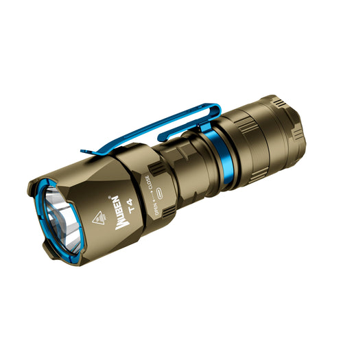 Wuben T4 Portable Tactical EDC Rechargeable Flashlight - 850 Lumens