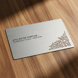xTool 0.02" Stainless Steel Metal Business Cards (15pcs), view 2