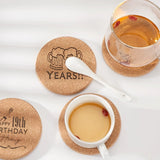 xTool 0.2" Round Cork Coasters (10pcs), view 2