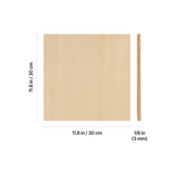 xTool 1/8" Unfinished Basswood Rounds (6pcs), view 3