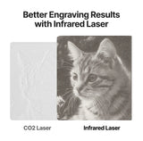 xTool 1/8" Acrylic Sheet for Infrared Laser Engraving (3pcs), view 3