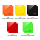 xTool 1/8" Acrylic Sheets Trial Kit for Diode Laser Cutting (10pcs), view 3
