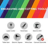 xTool 1/8" Acrylic Sheets Trial Kit for Diode Laser Cutting (10pcs), view 6