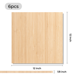 xTool 1/8" Bamboo Board (6pcs), view 3