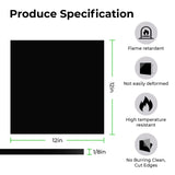 xTool 1/8" Black Fire Retardant Acrylic Sheet for Diode Laser Cutting (3pcs), view 3